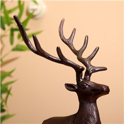 Сувенир «Олень», 17×16×34 см, алюминий