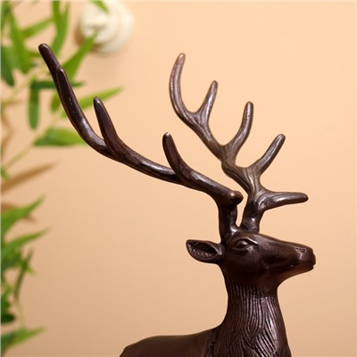 Сувенир «Олень», 17×16×34 см, алюминий