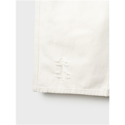 Брюки текстильные джинсовые для девочек