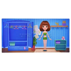 Игры на магнитах в дорогу. Куколка Аня