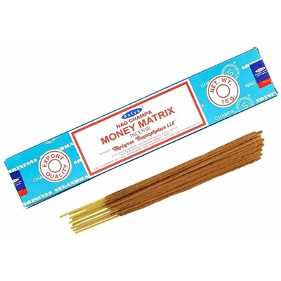 SATYA Ароматические палочки Money Matrix 15 г х 12 уп.