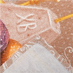 Набор кухонных полотенец Доляна «Пасха» 2 шт., 28×46 см, рогожка, 100% хлопок, 160 г/м²