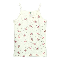 Майка для девочки на бретелях 21210