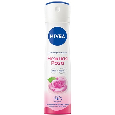 Дезодорант спрей NIVEA Антиперспирант "Нежная роза" женский, 150 мл (83488)