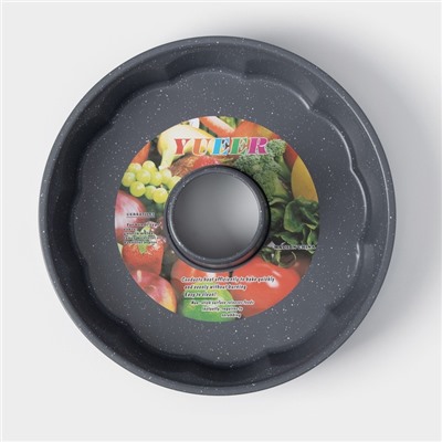 Форма для выпечки «Немецкий кекс. Долька», 29×5 см, антипригарное покрытие, серый