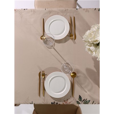 Скатерть «Этель» Nature forest 146×180 см, 100% хлопок, репс 210 г/м²