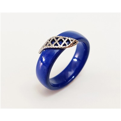 Комплект из керамики и стали Кольцо и Серьги