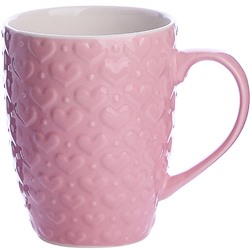 9-31350-3 Кружка 340мл с рельефом Pink LR (х36)