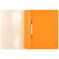 Скоросшиватель А4 пластиковый  оранжевый 0,18мм 4018 inФОРМАТ