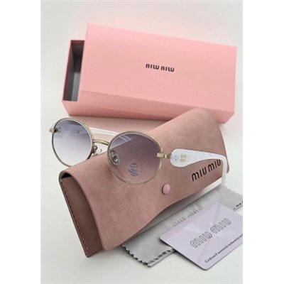 Набор женские солнцезащитные очки, коробка, чехол + салфетки #22945015