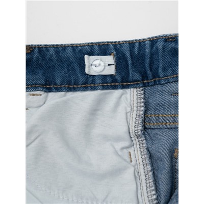 Брюки текстильные джинсовые для девочек