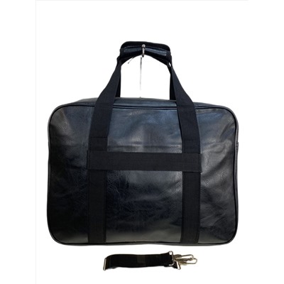 Дорожная сумка из искусственной кожи, цвет черный