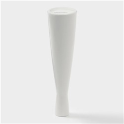 Ваза для цветов Magistro «Бланш», 5.6×21.4 см, фарфор, белая