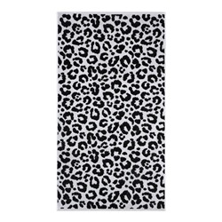 Полотенце махровое Этель Leopard, 70×130 см, 100% хлопок, 420 г/м², чёрное