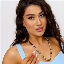 Бусы на шею из натурального камня Самоцветы, 1065, арт.218.245