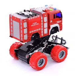 Машина "Пожарная" 1:20 (свет,звук) на батарейках, в коробке