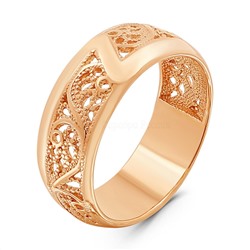 Кольцо из золочёного серебра 925 пробы К-3086з