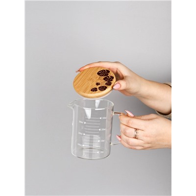 Кувшин для воды с крышкой «Тропики», 320 мл