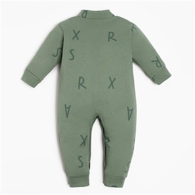 Комбинезон Крошка Я «NY», рост 68-74 см, цвет хаки