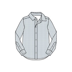 Рубашка текстильная для мальчиков (regular fit)