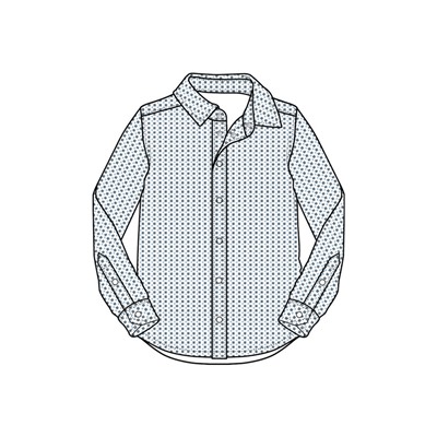 Рубашка текстильная для мальчиков (regular fit)