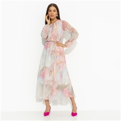 Платье нарядное на подкладе, Летящие мгновения (нежная)