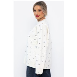 Свитер оверсайз Анита (белый) Б14761-1М