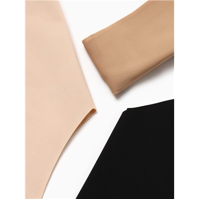 Трусы бесшовные стринги KAFTAN, набор 3 шт., размер 44-46