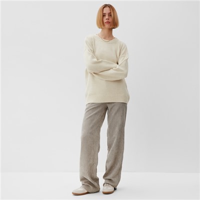 Джемпер женский MINAKU: Knitwear collection, бежевый, размер 50-52