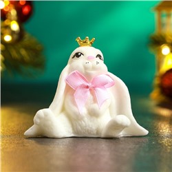 Фигурное мыло «Милый зайчик» белый, 95 г