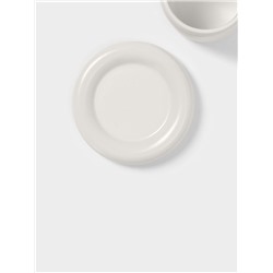 Чайная пара Доляна «Зефир», 350 мл, керамика, белая