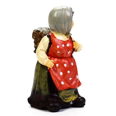 Садовая фигура из полистоуна «Бабушка с гусем», 10×10×20 см, Greengo