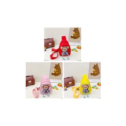 9733G-1 крас Рюкзак на одно плечо для девочек (18х13х7)