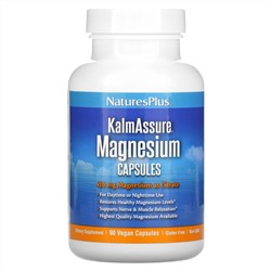 Nature's Plus, KalmAssure, магний, 420 мг, 90 веганских капсул
