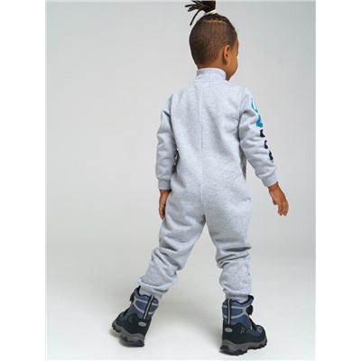 Комбинезон из футера с начесом для мальчика