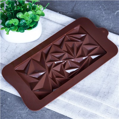 Форма для шоколада силиконовая / HL-245 /уп 300/ 21*10,3*1 см/ 0,04/ ПРОМО АКЦИЯ