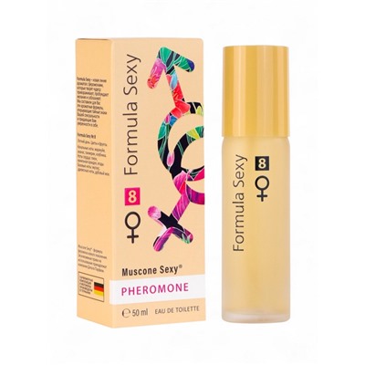 Туалетная вода женская с феромонами FORMULA SEXY №8, 50 мл