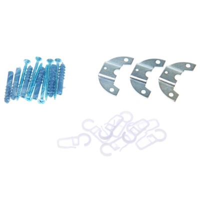 Карниз двухрядный «Фэшн», 160 см, d=1.6 см, с пластиковыми наконечниками, цвет ареццо/золото