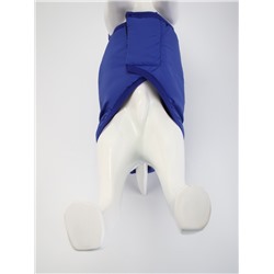 Куртка - попона двусторонняя, размер S (ДС 24, ОГ 38 см, вес 4-6 см), синяя