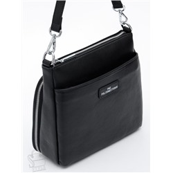 Сумка женская кожаная 2378Y black Polina&Eiterou