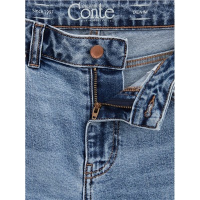 Джинсы женские CONTE Джинсы mom slim CON-400 c высокой посадкой