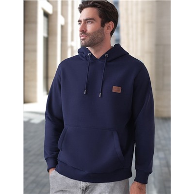 Худи из премиального футера трехнитки с начесом