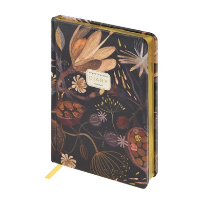 Ежедневник недатированный А5+ 240 стр. "Ночные цветы" 3-744/04 Bruno Visconti