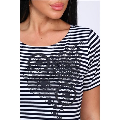 Футболка 82029 (Черная полоска)