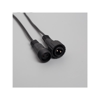 Гирлянда «Клип-лайт» 5 нитей по 20 м, IP44, УМС, тёмная нить, 665 LED, свечение белое, 24 В