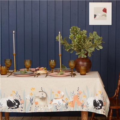 Скатерть «Этель» Meow149×110 см, 100% хлопок, саржа 190 г/м²