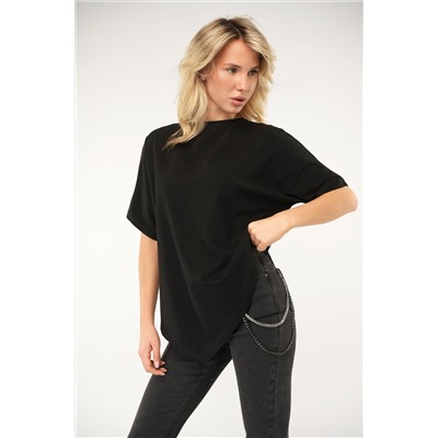 Женская асимметричная футболка Happyfox