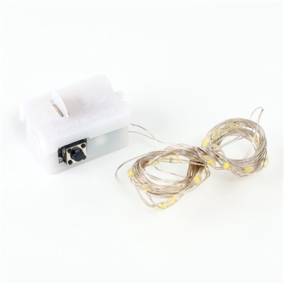 Картина по номерам на раме, с гирляндой «Озеро», 30×40 см