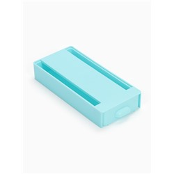 Ящик для хранения, скрытый потайной под стол, 20×9×4 см, голубой