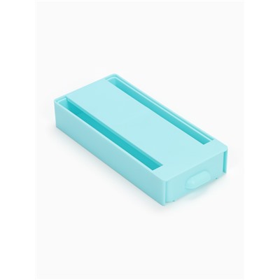 Ящик для хранения, скрытый потайной под стол, 20×9×4 см, голубой